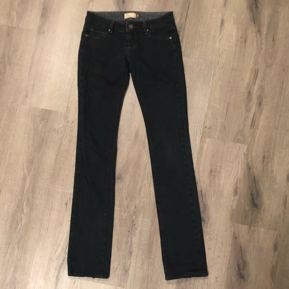 Paige boot cut jeans, black